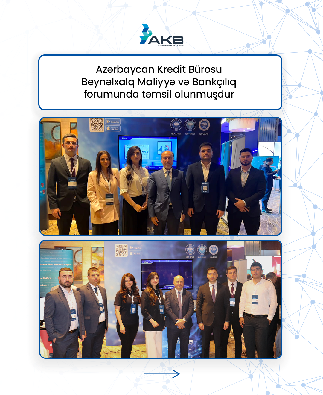 Azərbaycan Kredit Bürosu (AKB) 09-10 iyun tarixlərində Bakıda keçirilən “Beynəlxalq Maliyyə və Bankçılıq Sammiti 2026” tədbirində təmsil olunmuşdur